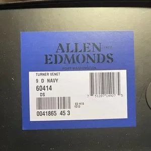 New Spring Allen Edmonds Navy Blue Venetian Leather mens Italy loafers size 9 Allen Edmonds | Shoes | New Spring Allen Edmonds Navy Blue  main image 3